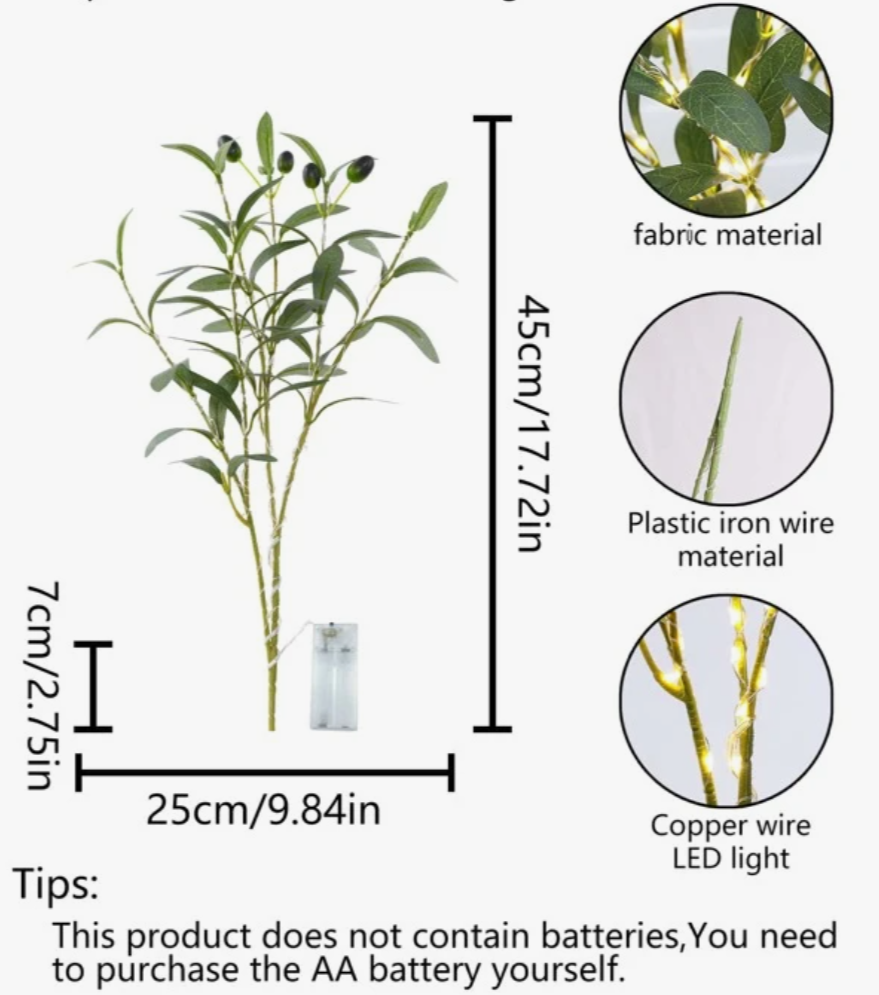 Artificial Plant with Lights (SC51)