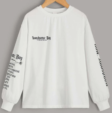 Handsome Boy Long Sleeve T- Shirt (SC34)