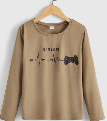 Game on Long Sleeve T-Shirt (SC31)